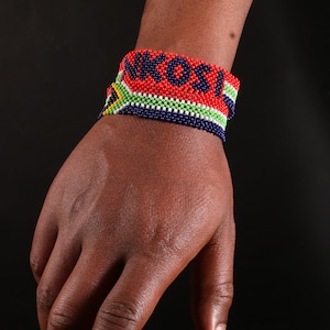 South African flag bracelet