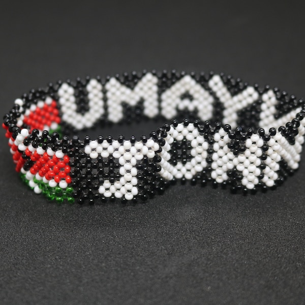 Personalized Kenyan flag bracelet