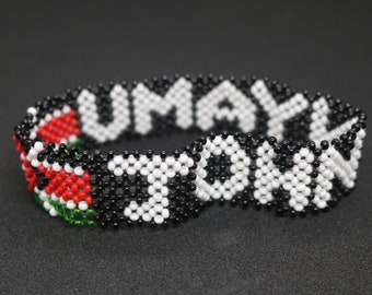 Personalized Kenyan flag bracelet