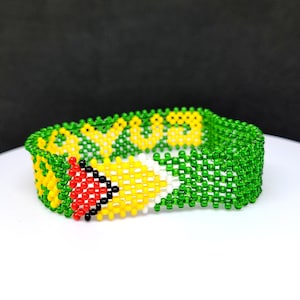 Guyana flag bracelet