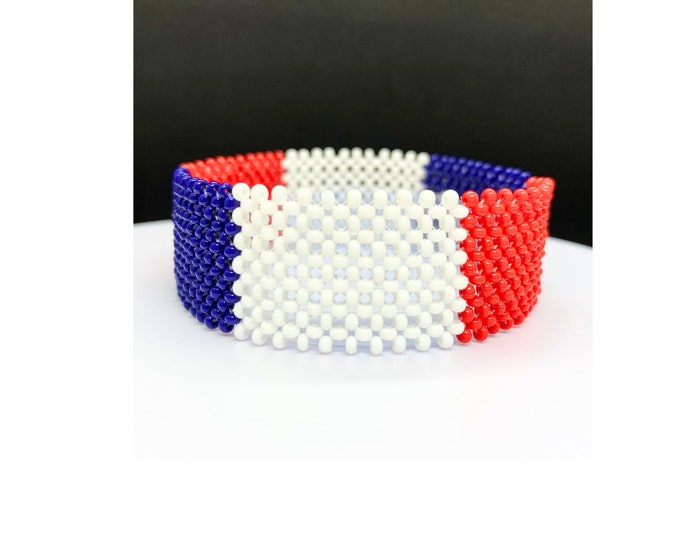 France flag bracelet