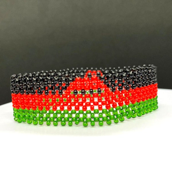 Malawi flag bracelet