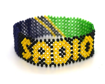 Personalized Tanzania flag bracelet
