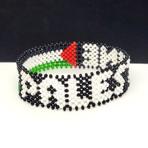 Palestine flag bracelet