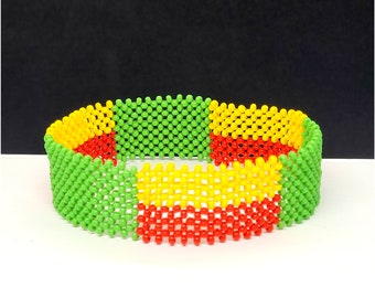 Benin flag bracelet