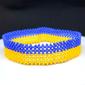 Ukraine flag bracelet