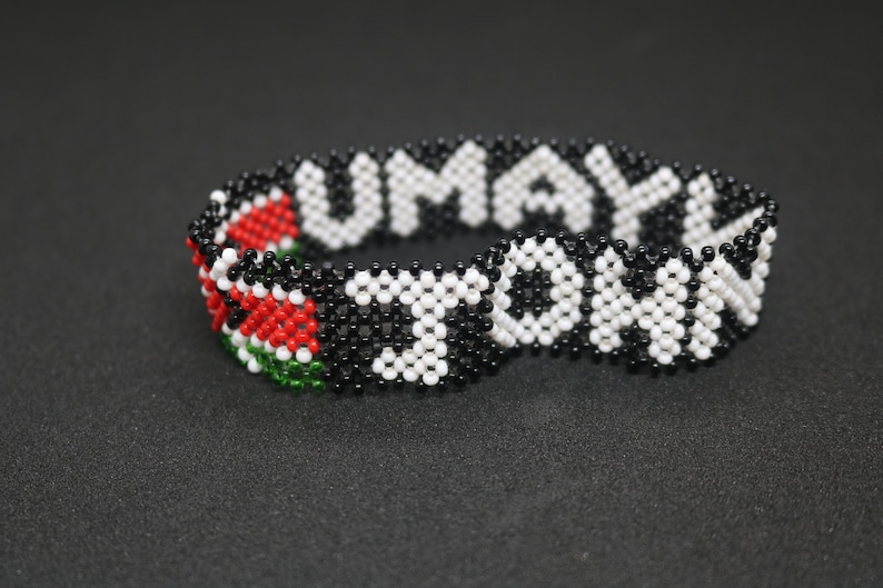 Personalized Kenyan flag bracelet Flag & personal name