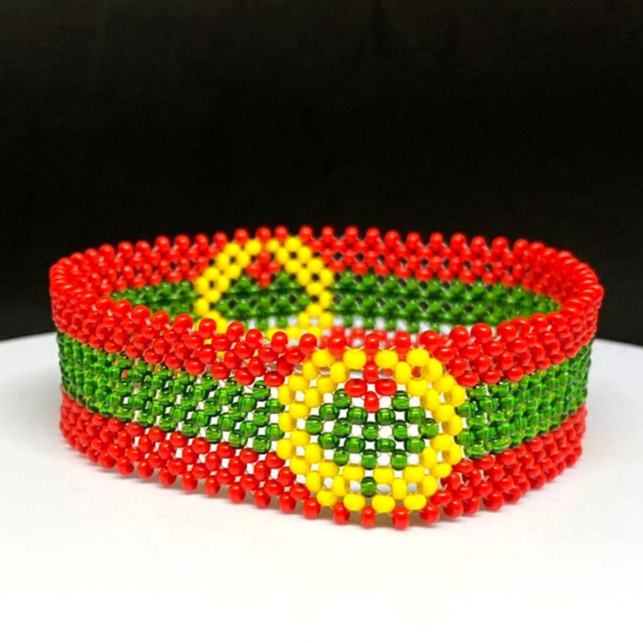 Oromo Flag Bracelet, Oromia Flag Bracelet 