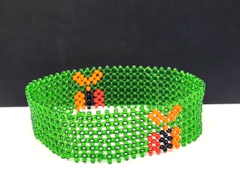Zambia flag bracelet