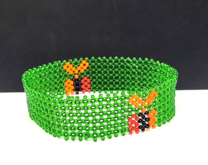 Zambia flag bracelet