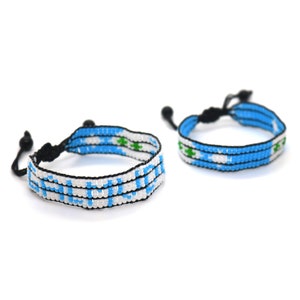 Pulsera de cuentas ajustable con bandera de Galmudug, pulsera Galmudug