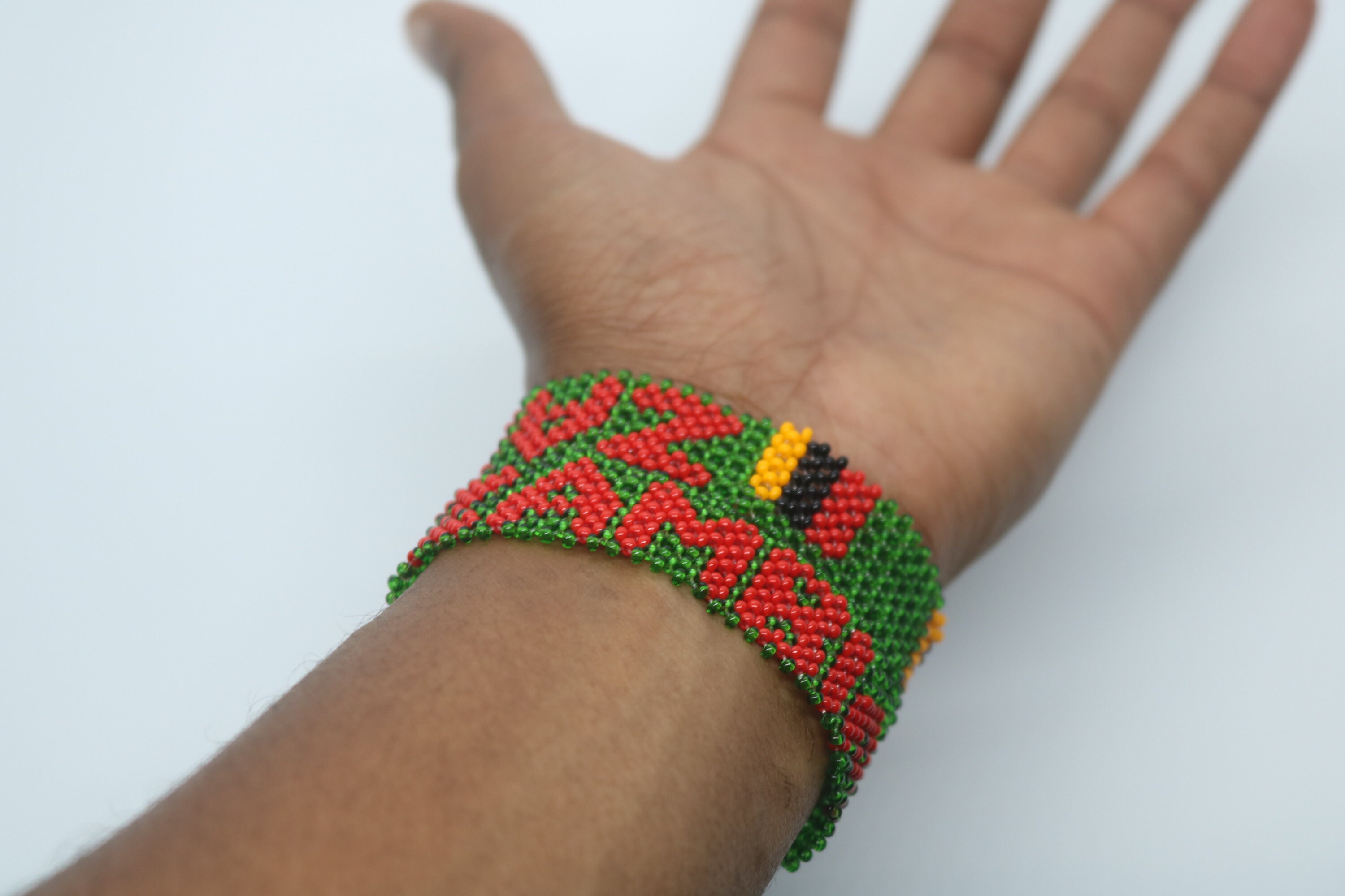 Proudly Zambian flag bracelet Zambia beaded bracelet Proudly Etsy