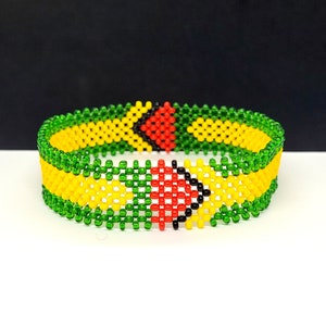 Guyana flag bracelet