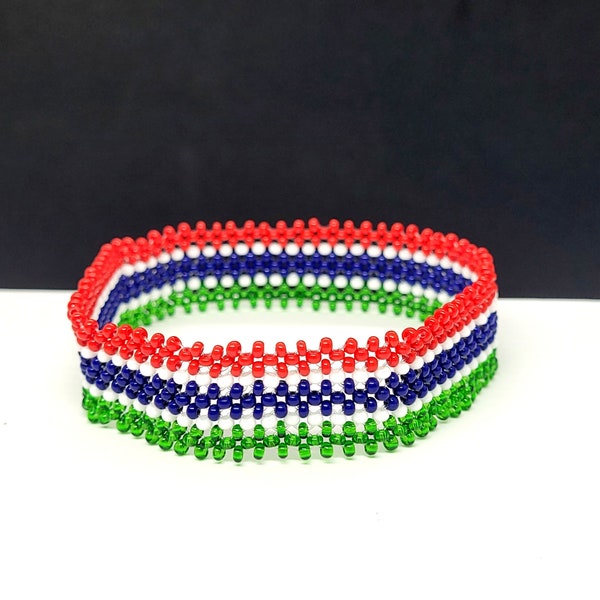 Gambia Flagge Armband