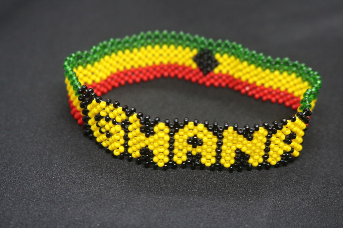 Personalized Ghanaian bracelet Ghana flag bracelet Ghana Etsy