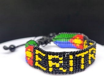 Eritrea flag adjustable bracelet