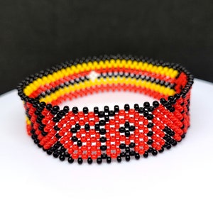 Uganda flag bracelet