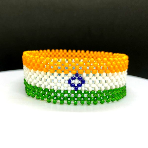 Bracelet drapeau de l'Inde