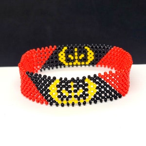 Afroamerikanerkulturerb-Flaggenarmband, schwarzes amerikanisches Kulturerbe-Flaggenarmband