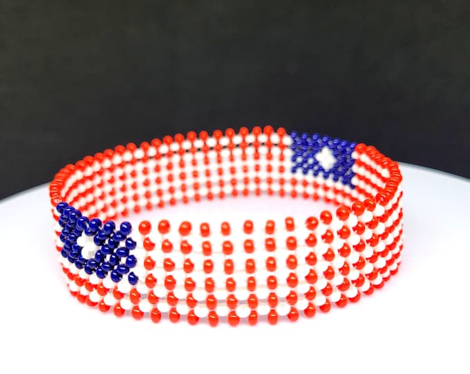 Liberia flag bracelet