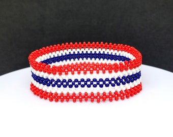 Thailand flag bracelet