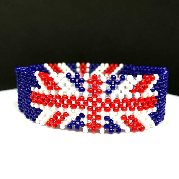 Verenigd Koninkrijk vlag armband, UK vlag armband, UK armband, Union Jack armband