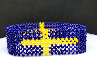Sweden flag bracelet