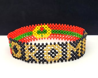 Oromo flag bracelet