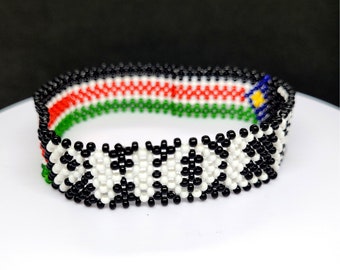 South Sudan flag bracelet