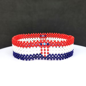 Croatia flag bracelet