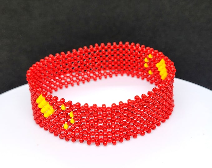 Chinese flag bracelet