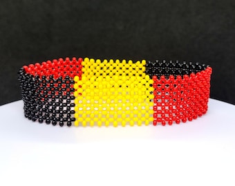 Belgium flag bracelet