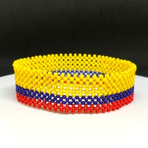 Colombia flag bracelet