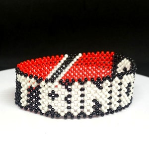 Trinidad flag bracelet