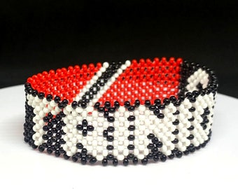 Trinidad flag bracelet