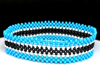 Botswana flag bracelet