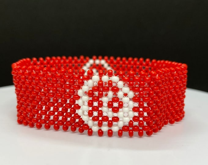 Tunisia flag bracelet