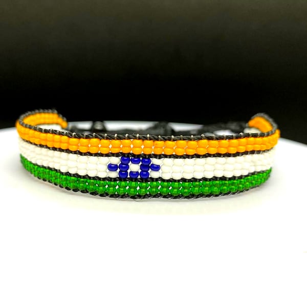 India flag adjustable bracelet