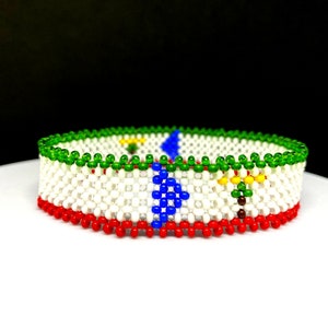 Wristband made by local artists in Kenya Equatorial Guinea
