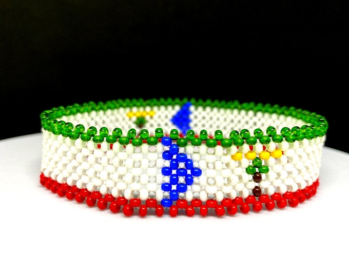 Equatorial Guinea flag bracelet