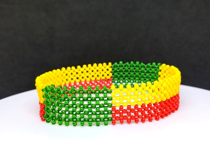 Benin flag bracelet
