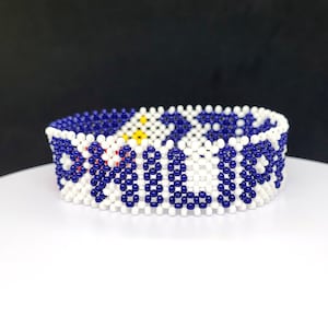 Philippines flag bracelet