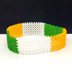 Ireland flag bracelet