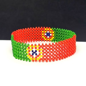 Portugal flag bracelet