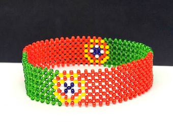Portugal flag bracelet