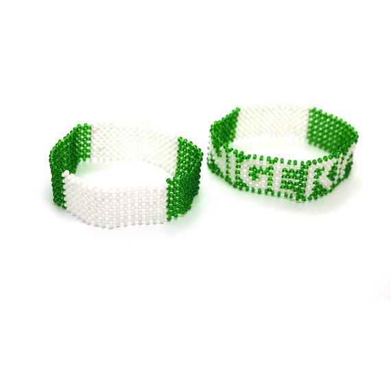 Nigeria Flag Bracelet Etsy