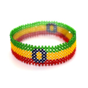 Ethiopia flag bracelet