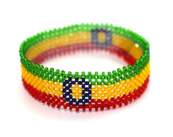 Ethiopia flag bracelet