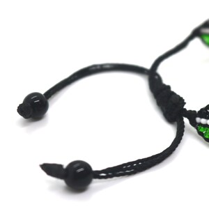 Bracciale regolabile con perline con bandiera del Regno Unito, braccialetto del Regno Unito, braccialetto con bandiera Union Jack immagine 2