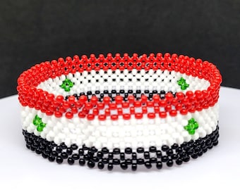 Syria flag bracelet